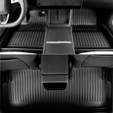 For 2024 New Tesla Model 3 Highland Floor Mats TPE All Weather Front Rear Cargo Liner Mat, Waterproof Anti-Slip Mats Accessories