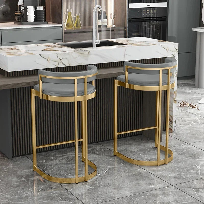 Garden Reception Counter Bar Stools Metal Designer High Computer Space Saving Bar Chair Comfortable Taburete Alto Home Furniture