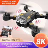 KOHR New G6 Aerial Drone 8K S6 HD Camera GPS Obstacle Avoidance Q6 RC Helicopter FPV WIFI Professional Foldable Quadcopter Toy