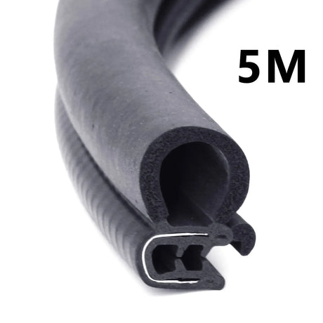 SIDE TUBE SEAL Front Sliding Door Bonnet For VW T4 T5 T5.1 T6 Transporter Multivan Caravelle Rubber FINNED Car EDGE TRIM Strips