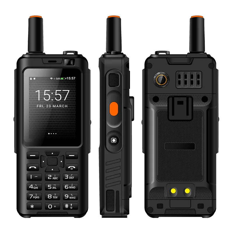 UNIWA F40 IP65 Rugged Waterproof Mobile Phone Walkie Talkie 2.4 Inch 4000mAh Quad Core 1GB+8GB Smartphones 4G Network Cellphones