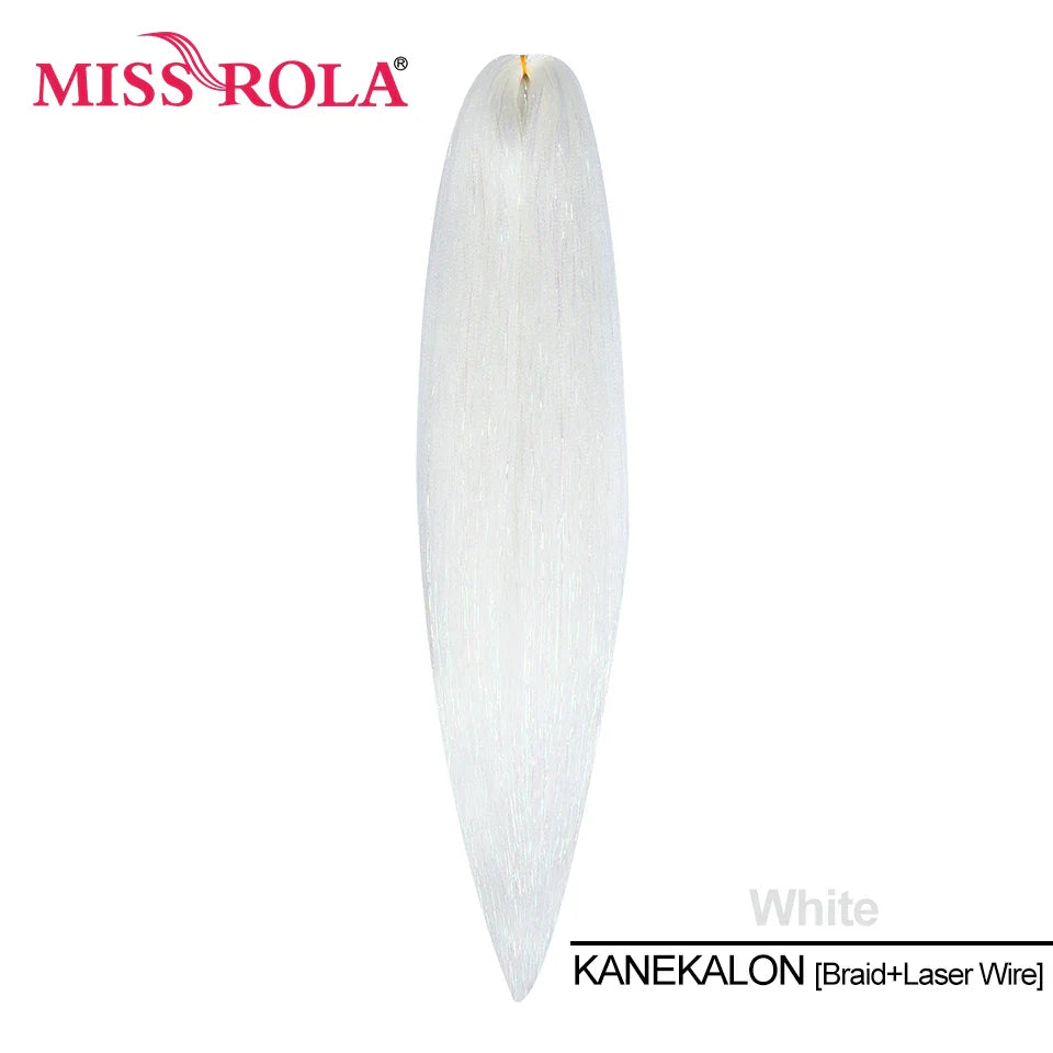 Miss Rola Synthetic 28Inch 100G 2023 New Hair Extension Yaki Straight Jumbo Braiding Hair Pre-Stretched Braid Kanekalon Hair