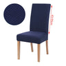 Dining chair Cover For Home Polar Fleece Fabric Chair Cover Stretch Slipcovers Seat Chair Covers Banquet Hotel Dining Room