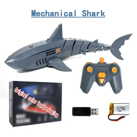 Robot Whale Shark Toy for Kids Snake Remote Control Sharks Electric Toys RC Animals Robots Boys Children Bath Fish Pool Swim Car