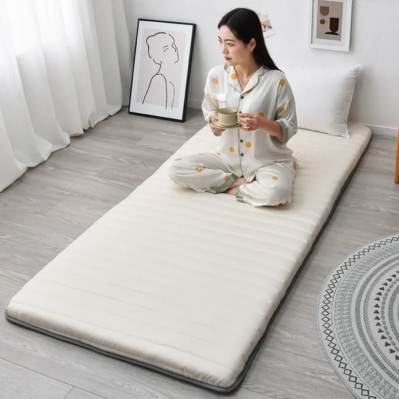 Student Mattress Single Dormitory Soft Mattress Household Sponge Mattress Folding Floor Sleeping Mattress Tatami Rental Bedding