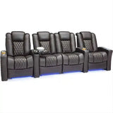 2024 Top electric recliner massage chair theater living room Sofa functional  microfiber leather Cinema four-person Power Seats