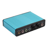 Professional USB Sound Card 6 Channel 5.1 Optical External Audio Card Converter CM6206 Chipset for Laptop Desktop