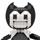 Buildmoc Horror Game Bendy Role For Ink Machine Building Blocks Cute Dark Anime Doll Bricks Toys Child Birthday Christmas Gifts