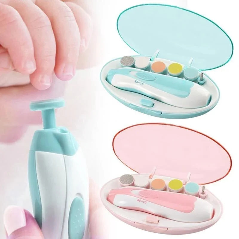 Baby Electric Nail Trimmer Kid Nail Polisher Tool Baby Care Multifunctional Fingernail Cutter Trimmer Infant Manicure Set