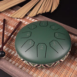 Tongue Drum 6 Inch 8 Tone Mini Ethereal Drums Children Steel Hand Drums Yoga Meditation Professional Percussion Instruments Gift