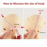 New 1/3 & 1/4 & 1/6 Bjd Doll's Wig Anime Doll Dress Up Accessories Bicolor Long Straight Wig