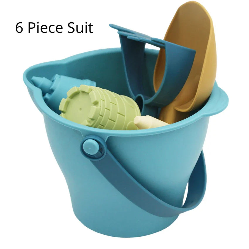 Sand Digging Bucket Sets Children Sand Scoop Summer Toy Beach Toys Sand Box for Kids Outdoor Baby Educational Interactive Gift