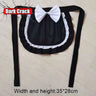 Women’s Y2k Gothic Harajuku Punk Lolita Girls Versatile White Cotton Skirt Sleeveless JK Dress Princess Cosplay Little Apron