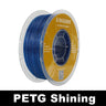 KINGROON 3D Printer Filament Glitter Shining Bling PLA PETG 1.75mm 1kg Spool 3D Printing Material, Newest PLA/PETG Plastic