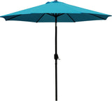 9' Patio Umbrella Outdoor Table Umbrella with 8 Sturdy Ribs