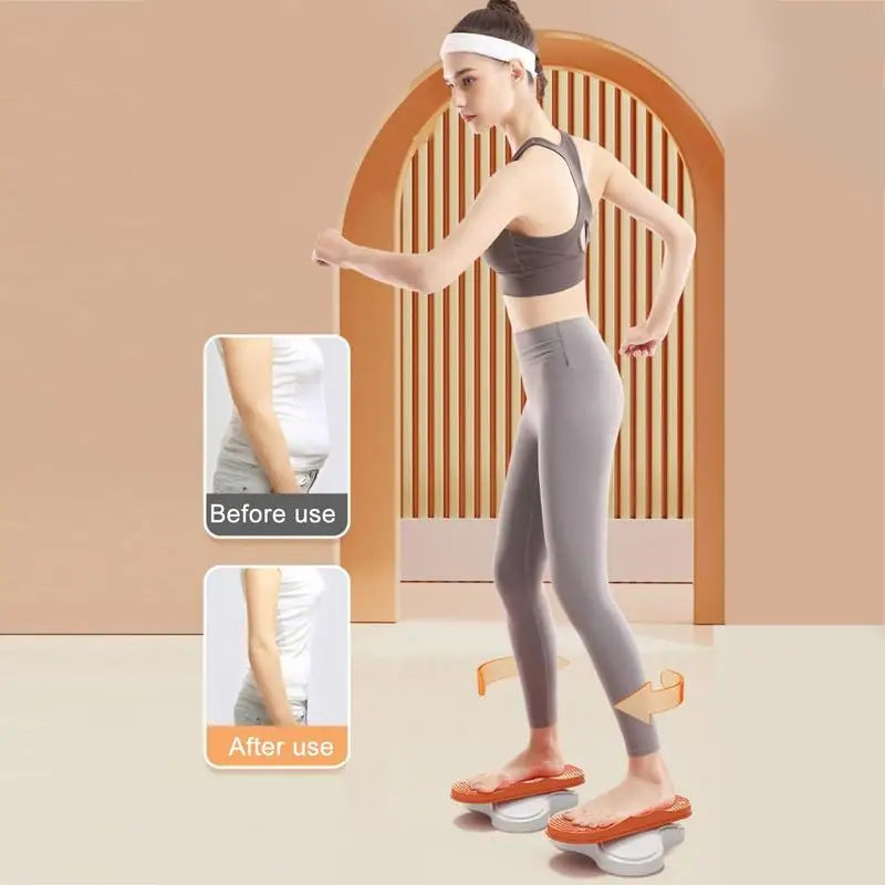 Waist Twisting Board Slimming Thin Waist Artifact Indoor Outdoor Silent Fitness Dance Disc For People Who Sit For A Long Time