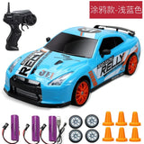 2.4G Drift Rc Car 4WD RC Drift Car Toy Remote Control GTR Model AE86 Vehicle Car RC Racing Car Toy for Children Christmas Gifts