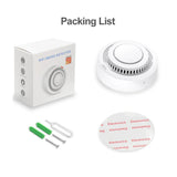 Tuya Smart Zigbee WiFi Smoke Detector Smart Fire Alarm Sensor Home Security Fire Protection System Smart Life Works Gateway Hub