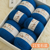 Top Quality Wool Blended Crochet Yarn Knitting Sweater Scarf Woollen Thread Thick Yarn 4ply 3pcs*100g=300grams Free shipping