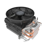 Cooler Master T20 2 Heat pipe CPU Cooler For Intel 775 115X 1200 AMD AM4 Desktop Quiet Radiator Red Light 9.5cm LED Fans