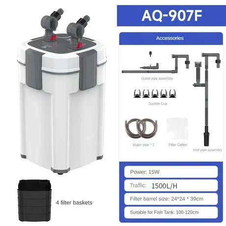 UV Lamp New Arrival white Color Aquarium External Canister Filter Equipments Fish Tank And Pond Aquariums Accessories Pump