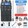 1/2PCS Baofeng M-5R Walkie Talkie Air Band 3800mAh Battery Wireless Copy Frequency Long Range AM  Ham UV-5R K5 Two Way Radio