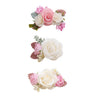 Baby Accessories Princess Flower Hairpins for Baby and Little Girl Imitation Headdress Kids Princess Hair Accessories 3 Pcs Set