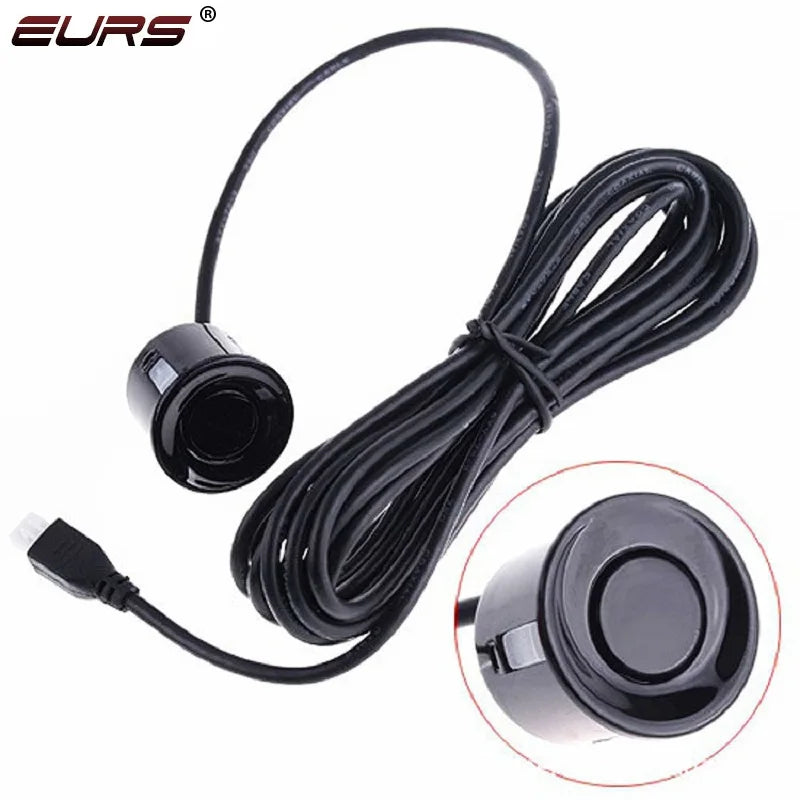 EURS 1pcs 22mm Sensor Black Red White Silver Gray Blue Car Parking Sensor Kit Monitor Reverse System