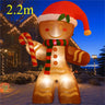 Christmas Inflatable Decoration Toy Built-in LED Lights Inflatable Model Outdoor Ornament Xmas Party New Year Garden Decor