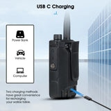 Retevis RA89 Walkie Talkie USB C Charge IP68 Waterproof 10W Long Range Two Way Radio Intelligent Noise Reduction ht Transceiver