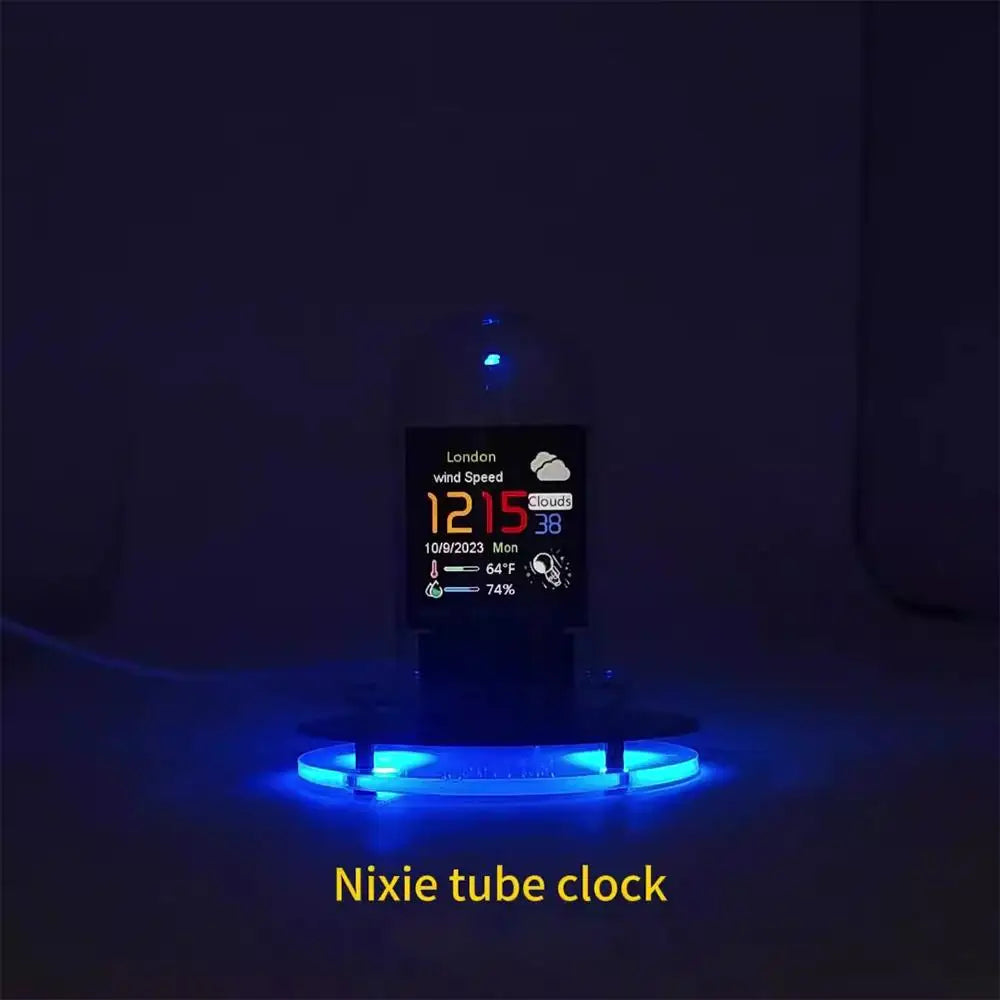 2024 New Smart WIFI Networked Nixie Tube Automatically Update Digital Desktop Decorations Christmas Birthday Give Friend Gifts