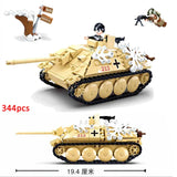 WW2 Military Panzer Tiger I Heavy Tank Panzerkampfwagen VI Ausf. E Building Blocks World War II Figures Bricks Model Toys Gifts