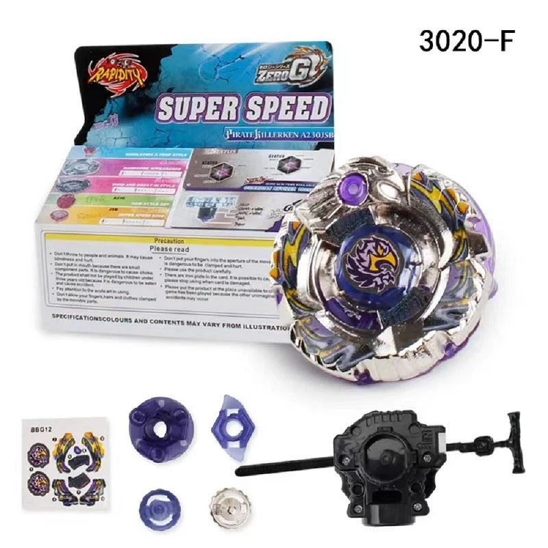 B-X TOUPIE BURST BEYBLADE SPINNING TOP Thief Zirago / Gryph Girago WA130HF Shogun Steel Zero-G BBG24