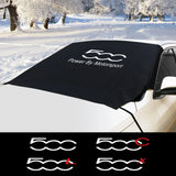 Car Windshield Protector Snow Ice Dust Block Sun Shade For Fiat 500 500C 2012 500X 500L Abarth Waterproof Cover Auto Accessories