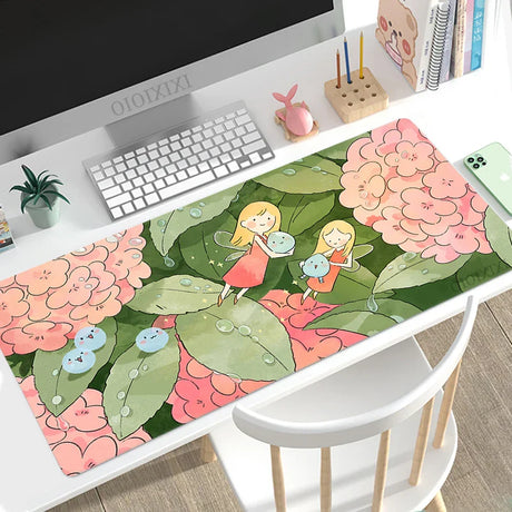 Mouse Pad Gaming Cute Anime XL HD New Home Mousepad XXL Mechanical Keyboard Pad Soft Non-Slip Office Accessories Mice Pad