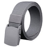 Men's Belt Casual Lightweight Breathable Tactical Outdoor Automatic Buckle Military Training Security Check Male's Canvas Belts