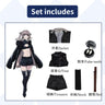 Anime Call of The Night Nanakusa Nazuna Cosplay Costume Wig Set Black Cloak Jacket Leather Vest Shorts Outfit Birthday Gift