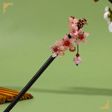 Chinese Hanfu Hair Stick Forks For Women Flower Tassel Hairpin Chopsticks Fairy Pearl Crystal Headpiece Girls Party Hair Jewelry