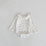 Insautumn baby baby collar bottoming romper clothes baby children Long Sleeve romper cotton fabric is soft and comfortable