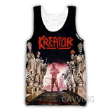 New Fashion Women/Men's 3D Print kreator  Tank Tops Harajuku  Vest  Summer Undershirt Shirts Streetwear