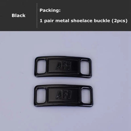 1Pair AF1 Diamond Shoe Charms Fashion Laces Buckle Quality Metal Shoelaces Decorations Chapa Air Force One Shoes Accessories