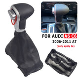 For Audi A4 B8 A5 Q5 2009 2010 2011 2012-2014 Car Automatic Shift Lever Gear shift knob Gaiter Boot Leather Cover