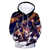 Anime Demon Slayer Hoodies Kamado Nezuko 3D Print Men Women Plus Size Pullover Hooded Sweatshirts Streetwear Tops Clothing