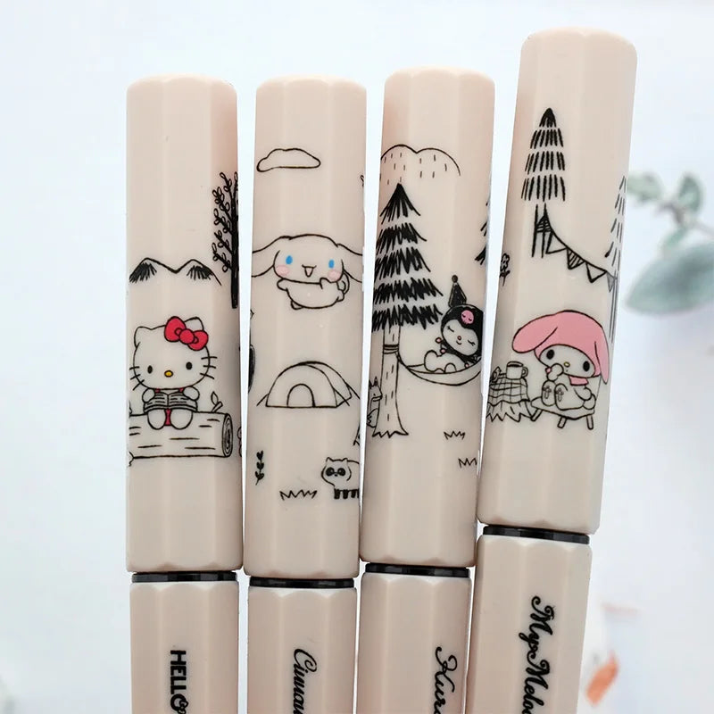 Japan Platinum Small Meteor Pen Sanrio Camping Time Exclusive Students' Calligraphy Practice Pen Gift Box