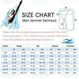 SPELISPOS New Summer Printing Men's Tights Swimming Shorts Sports Swim Training Swimsuit Diving Beach Surfing Quick Dry Trunks