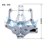 Steam DIY 6 DOF Robot Metal Alloy Mechanical Arm Claw Kit MG996 for Arduino Robotics Kit Ps2 Wireless Control Programmable Toys