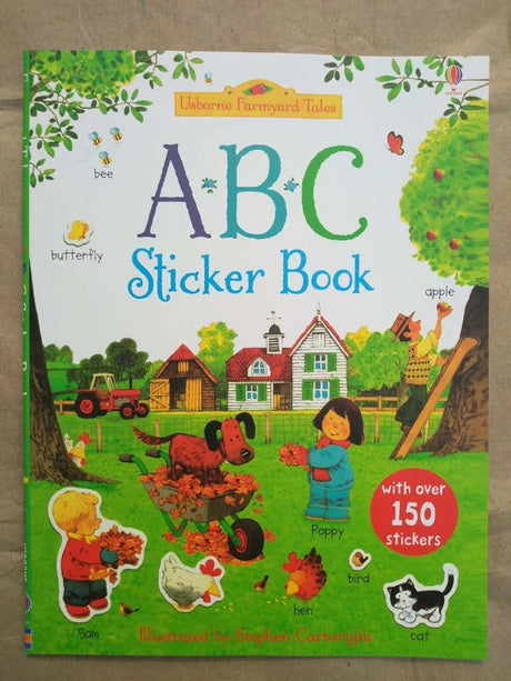 A4 size Children Preschool Montessori Cartoon Sticker books Kids English Story Book with Stickers Learning for Kindergarten Gift