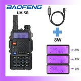 2023 Baofeng UV-5R 5W/8W Walkie Talkie Long Range Walkie Talkie FM Handy Transceiver Portable Ham Radio Walkie Talkie