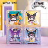 Moetch Sanrio KUROMI Cute Kawaii Blind Box Anime Figure Mystery Box Troublemaker Alliance Series Birthday Christmas Gifts