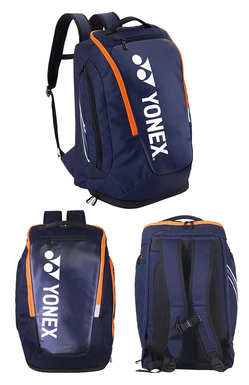 YONEX Brand Badminton Racket And Tennis Racket Series High Quality Backpack Sports Bag Compartment Storage Badminton Accessories